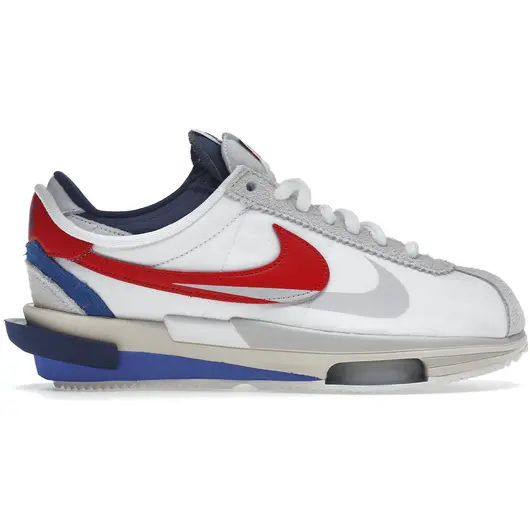 Nike Zoom Cortez SP sacai White University Red Blue, Размер: 36, Наличие: Склад США (10-24 дня), фото 