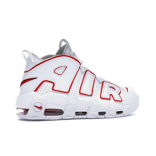 Nike Air More Uptempo White Varsity Red Outline, Размер: 37.5, Наличие: Склад США (10-24 дня), фото , изображение 4