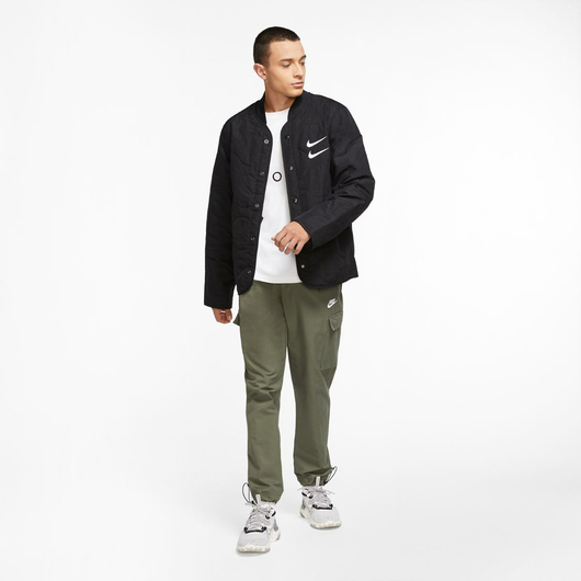 Куртка чоловіча Nike M Nsw Swoosh Jkt+ Quilted Black CU3922-010, Размер: XS, Наличие: Склад (1-3 дня), фото , изображение 5