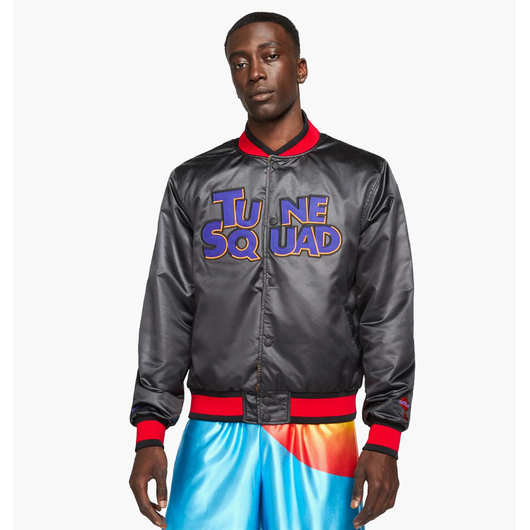 Куртка чоловіча Nike Lebron X Space Jam Varsity Black Dj3891-010, Размер: M, Наличие: Склад (1-3 дня), фото 