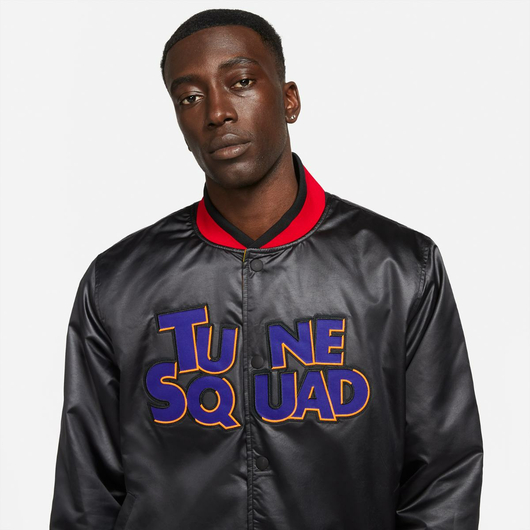 Куртка чоловіча Nike Lebron X Space Jam Varsity Black Dj3891-010, Размер: M, Наличие: Склад (1-3 дня), фото , изображение 3