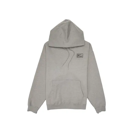 Nike x Stussy Hoodie Grey, Размер: L, Наличие: Склад США (10-24 дня), фото 