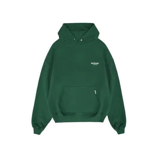 Represent Owner's Club Hoodie Racing Green/White, Размер: L, Наличие: Склад США (10-24 дня), фото 