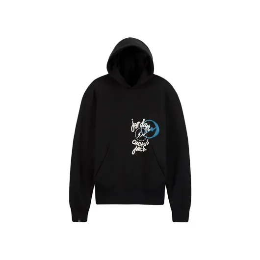 Travis Scott x Jordan x Fragment Hoodie Black, Размер: XS, Наличие: Склад США (10-24 дня), фото 