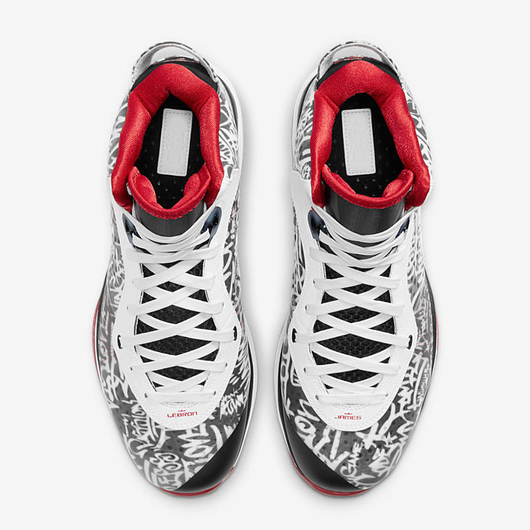 Кросівки чоловічі Nike Lebron 8 Qs White/Black Dd8306-001, Размер: 40.5, Наличие: Склад (1-3 дня), фото , изображение 4