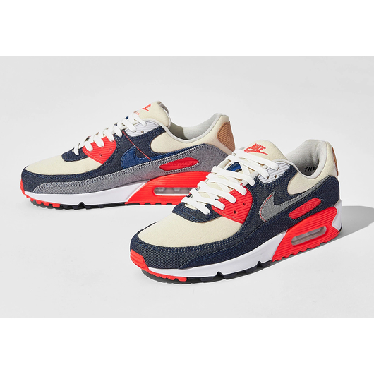 Кросівки жіночі Nike Air Max 90 Denham Black Cu1646-400, Размер: 40, Наличие: Склад (1-3 дня), фото , изображение 5