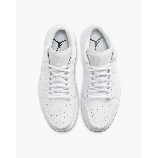 Кросівки чоловічі Air Jordan 1 Low White 553558-130, Размер: 47, Наличие: Склад (1-3 дня), фото , изображение 5