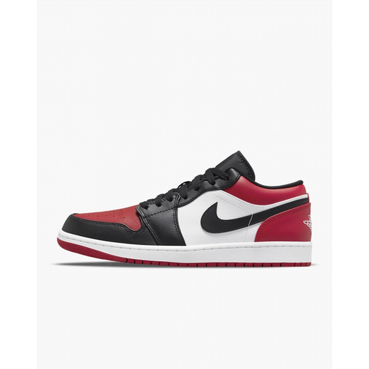 Кросівки чоловічі Air Jordan 1 Low Red/Black 553558-612, Размер: 45, Наличие: Склад (1-3 дня), фото , изображение 2