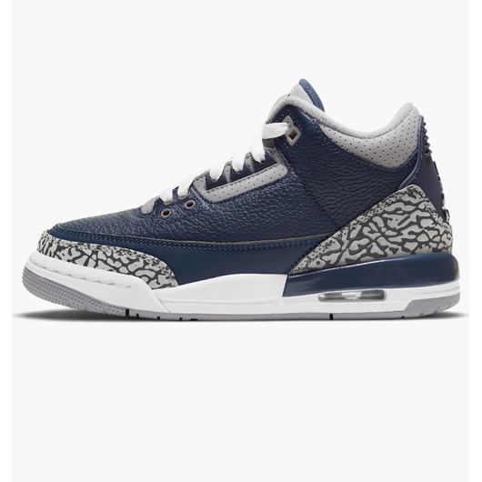 Кросівки жіночі Air Jordan 3 Retro Georgetown Blue 398614-401, Размер: 35.5, Наличие: Склад (1-3 дня), фото 