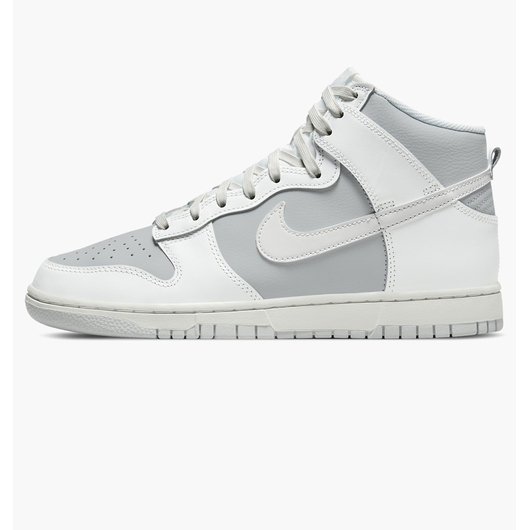 Кросівки чоловічі Nike Dunk High Retro White/Grey Dj6189-100, Размер: 45.5, Наличие: Склад (1-3 дня), фото 
