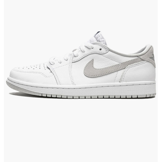 Кросівки чоловічі Nike Air Jordan 1 Low Og Neutral Grey 2021 White Cz0775-100, Размер: 40, Наличие: Склад (1-3 дня), фото 