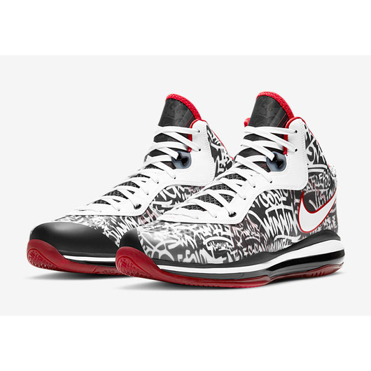 Кросівки чоловічі Nike Lebron 8 Qs White/Black Dd8306-001, Размер: 40.5, Наличие: Склад (1-3 дня), фото , изображение 2