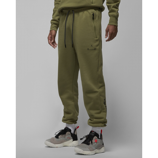 Штани чоловічі Air Jordan M J 23E Flc Pant Green Dq8088-378, Размер: XL, Наличие: Склад (1-3 дня), фото , изображение 2
