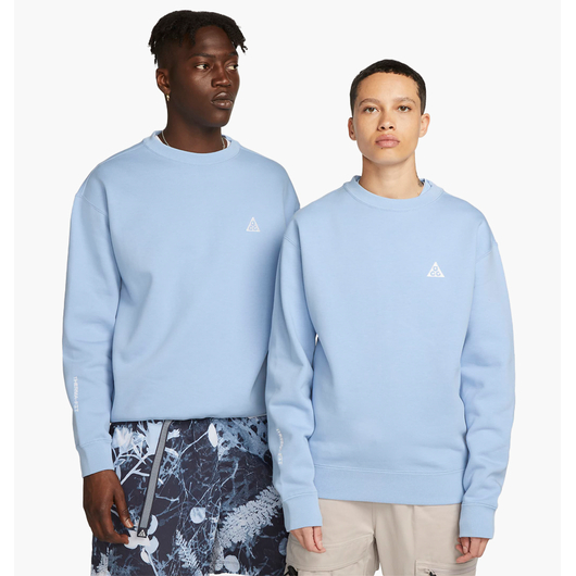 Світшот унісекс Nike Acg Therma-Fit Fleece Crew Light Blue DX9611-479, Розмір: M, Наявність: Склад (1-3 дня), фото 