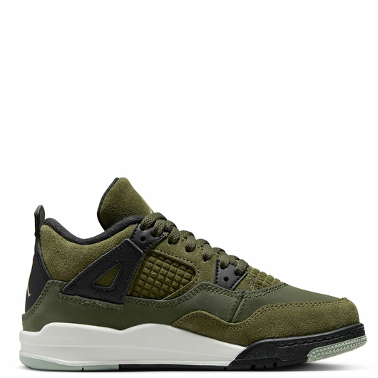Кросівки дитячі Air Jordan 4 Retro Se Craft Medium Olive FB9929-200, Размер: 31.5, Наличие: Склад (1-3 дня), фото , изображение 4