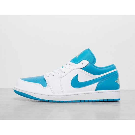 Кросівки чоловічі Air Jordan Air 1 Low Light Blue/White 553558-174, Размер: 45.5, Наличие: Склад (1-3 дня), фото , изображение 2