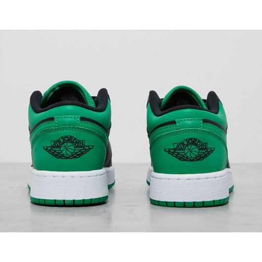 Кросівки унісекс Air Jordan Air 1 Low Junior Black/Green 553560-065, Размер: 36, Наличие: Склад (1-3 дня), фото , изображение 4