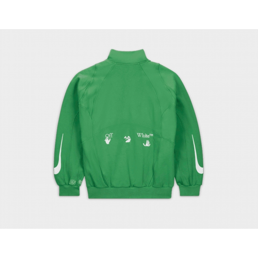 Олімпійка чоловіча Nike X Off White Track Top Green DV4389-389, Размер: M, Наличие: Склад (1-3 дня), фото , изображение 3