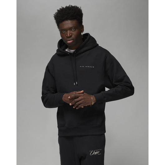 Худі чоловіче Air Jordan Fleece Hoodie X Union La Black DV7334-010, Размер: S, Наличие: Склад (1-3 дня), фото , изображение 2