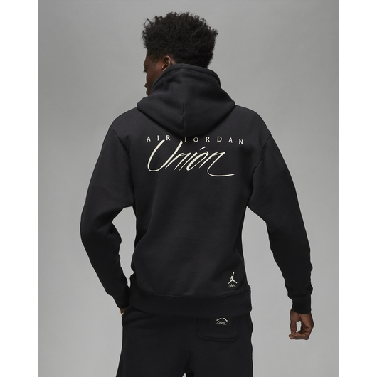Худі чоловіче Air Jordan Fleece Hoodie X Union La Black DV7334-010, Размер: S, Наличие: Склад (1-3 дня), фото , изображение 3