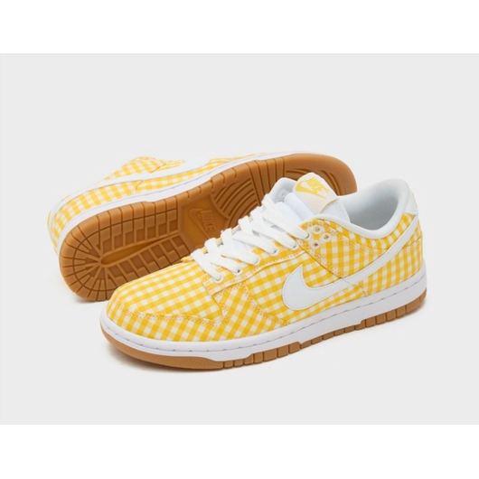 Кросівки жіночі Nike Dunk Low Gingham Yellow DZ2777-700, Размер: 38, Наличие: Склад (1-3 дня), фото , изображение 5