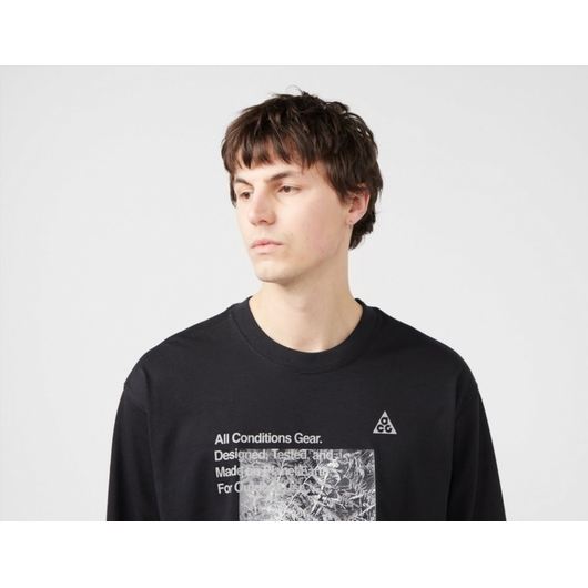 Лонгслів чоловічий Nike Acg Forest Long Sleeve T-Shirt Black FN7318-010, Размер: XL, Наличие: Склад (1-3 дня), фото , изображение 3