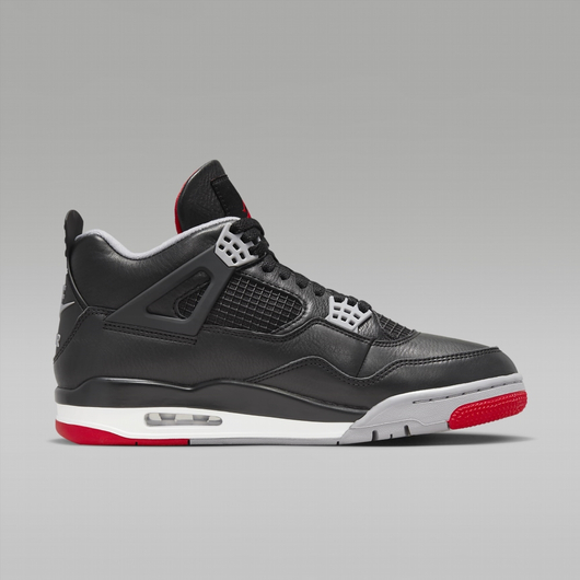 Кросівки чоловічі Air Jordan 4 Retro Bred Reimagined Black FV5029-006, Размер: 48.5, Наличие: Склад (1-3 дня), фото , изображение 5