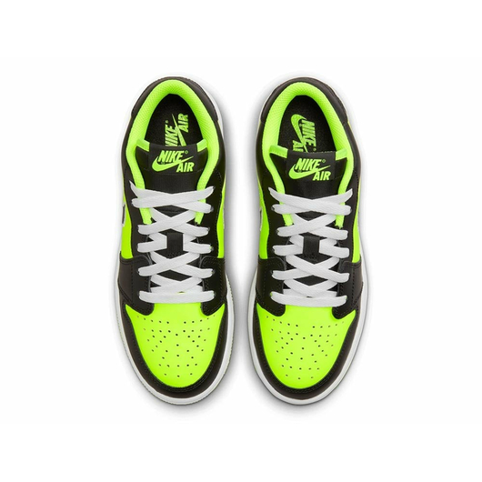 Кросівки дитячі Air Jordan 1 Low Se Black Cat Volt Black/Green DX6666-701, Размер: 39, Наличие: Склад (1-3 дня), фото , изображение 5