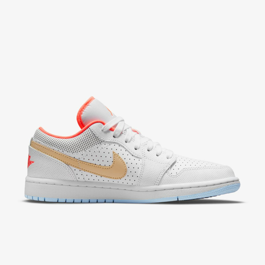 Кросівки жіночі Air Jordan 1 Low Se White Sesame White DC9509-100, Размер: 41, Наличие: Склад (1-3 дня), фото , изображение 4