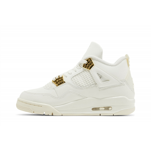 Кросівки жіночі Air Jordan 4 Retro White AQ9129-170, Размер: 36.5, Наличие: Склад (1-3 дня), фото , изображение 4