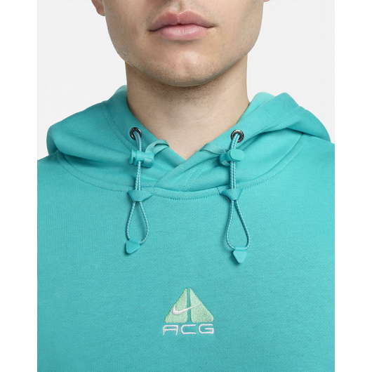 Худі чоловіче Nike Acg Therma-Fit Fleece Pullover Hoodie Turquoise DH3087-345, Размер: XL, Наличие: Склад (1-3 дня), фото , изображение 5