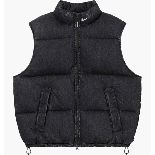 Жилетка чоловіча Nike Supreme X Denim Puffer Vest Black FQ0323-010, Размер: S, Наличие: Склад (1-3 дня), фото 