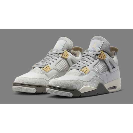 Кросівки унісекс Air Jordan 4 Retro Se Craft Photon Dust Grey DV3742-021, Размер: 47, Наличие: Склад (1-3 дня), фото , изображение 2
