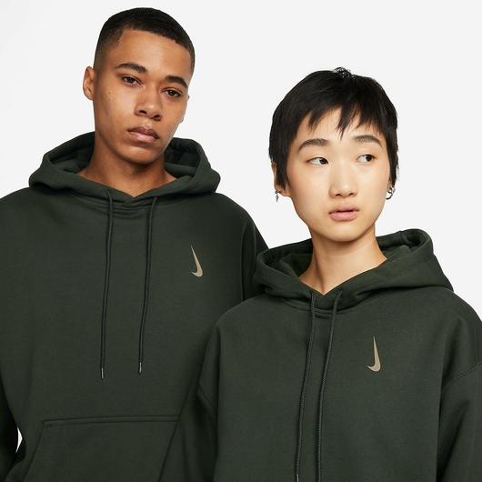 Худі унісекс Nike X Billie Eilish Fleece Hoodie Green DQ7750-355, Размер: L, Наличие: Склад (1-3 дня), фото , изображение 5