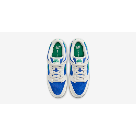 Кросівки чоловічі Nike Sb Dunk Low Hyper Royal Malachite White/Blue HF3704-001, Размер: 40, Наличие: Склад (1-3 дня), фото , изображение 3
