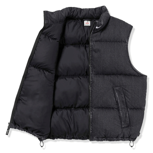 Жилетка чоловіча Nike Supreme X Denim Puffer Vest Black FQ0323-010, Размер: S, Наличие: Склад (1-3 дня), фото , изображение 4