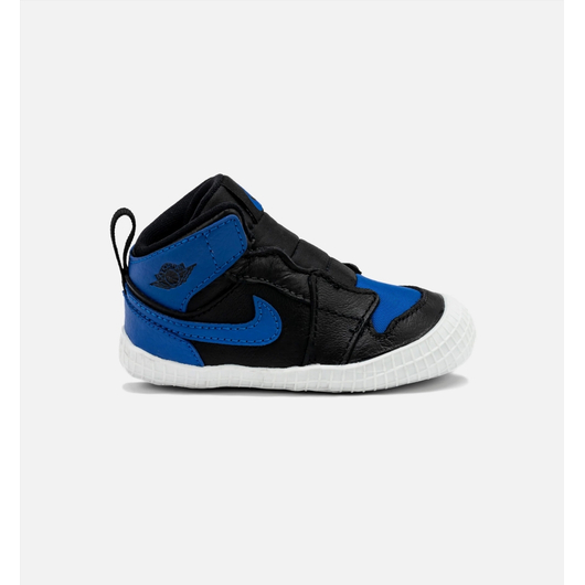 Кросівки дитячі Air Jordan 1 Retro High Og Royal Reimagined Infant Crib Lifestyle Shoe Black/Blue AT3745-007, Размер: 18.5, Наличие: Склад (1-3 дня), фото , изображение 2