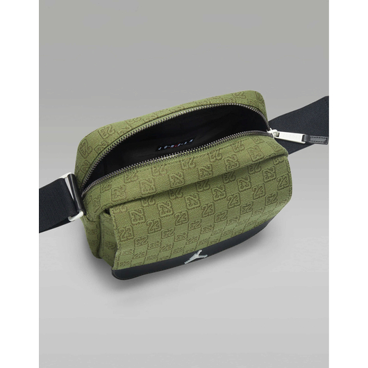 Сумка чоловіча Air Jordan Monogram Crossbody Casual Bag Green MA0760-EF9, Наличие: Склад (1-3 дня), фото , изображение 4