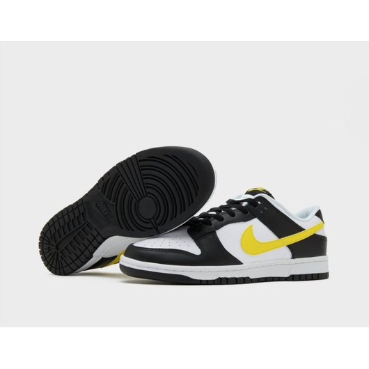 Кросівки чоловічі Nike Dunk Low Black/White FQ2431-001, Размер: 47.5, Наличие: Склад (1-3 дня), фото , изображение 3