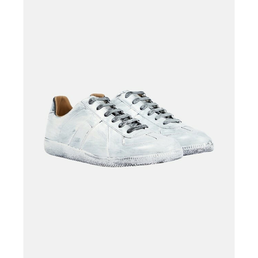 MAISON MARGIELA REPLICA WHITE PAINT SNEAKERS, Размер: 42, Наличие: Склад (1-3 дня), фото 