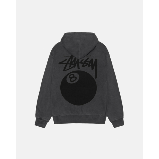Stussy 8 BALL HOODIE PIGMENT DYED, Размер: S, Наличие: Склад США (10-24 дня), фото 