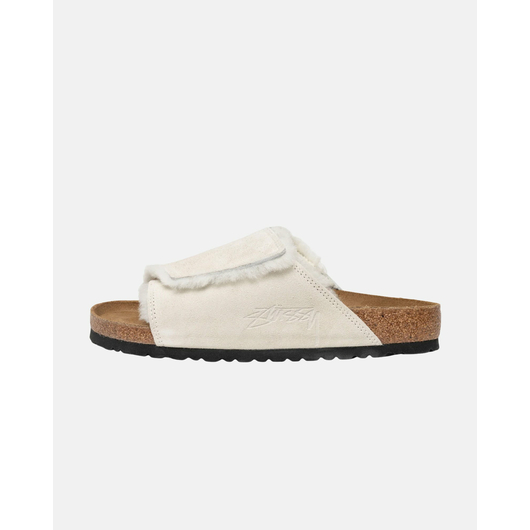 Stussy STÜSSY & BIRKENSTOCK SOLANA SHEARLING SLIDE, Размер: 35, Наличие: Склад США (10-24 дня), фото 