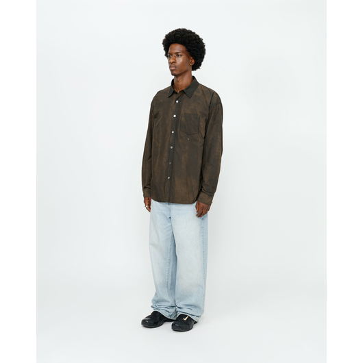 Stussy CLASSIC LS SHIRT SPRAYED, Размер: S, Наличие: Склад США (10-24 дня), фото , изображение 2