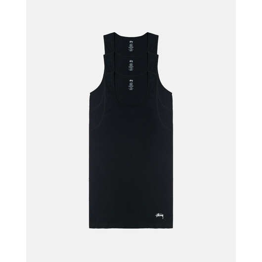 Stussy STÜSSY TANK UNDERSHIRTS 3 PACK, Размер: S, Наличие: Склад США (10-24 дня), фото 