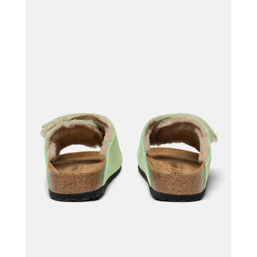 Stussy STÜSSY & BIRKENSTOCK SOLANA SHEARLING SLIDE, Размер: 35, Наличие: Склад США (10-24 дня), фото , изображение 4