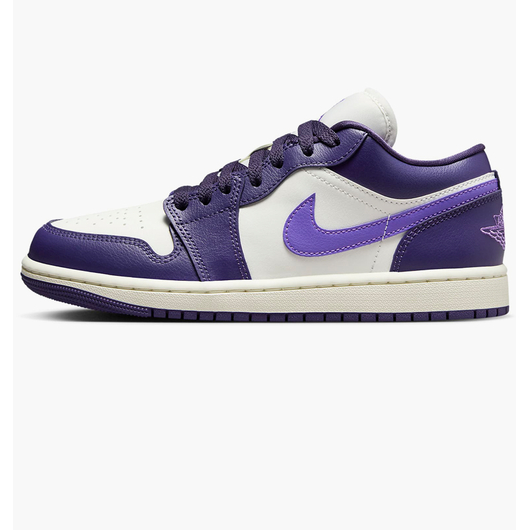 Кросівки жіночі Air Jordan 1 Low WomenS Shoes White/Violet DC0774-502, Размер: 36.5, Наличие: Склад (1-3 дня), фото 
