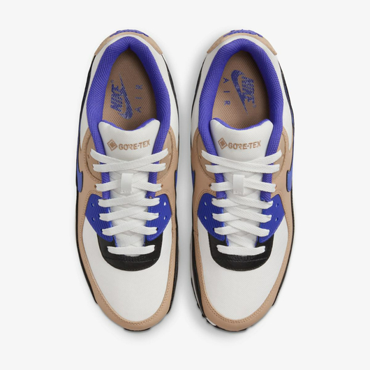 Кросівки чоловічі Nike Air Max 90 Gore-Tex Summit White Lapis Hemp White/Brown FD5810-100, Размер: 42, Наличие: Склад (1-3 дня), фото , изображение 4