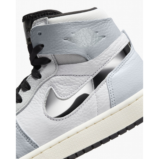 Кросівки жіночі Air Jordan Air 1 Zoom Air Cmft 2 Shoes White/Grey FJ4652-100, Размер: 39, Наличие: Склад (1-3 дня), фото , изображение 3