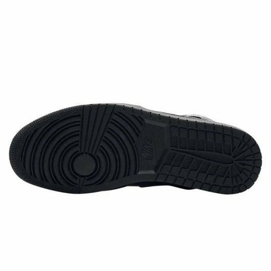 Чоловічі кросівки Air Jordan 1 Mid Triple Black (554724-091), Размер: 41, Наличие: Забрать сейчас, фото , изображение 4
