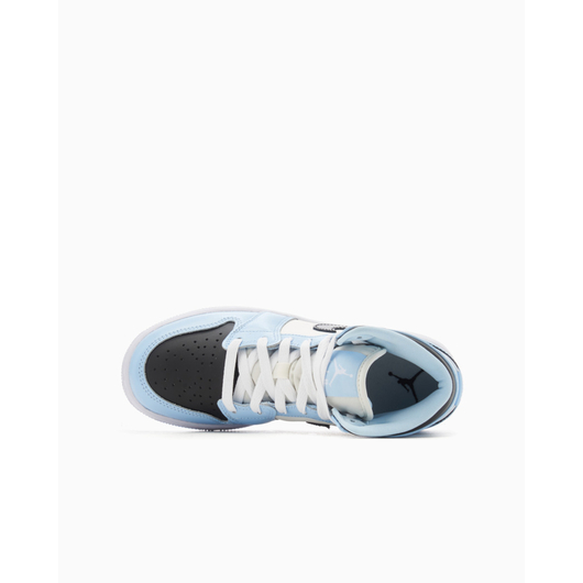 Кросівки жіночі Nike Air Jordan 1 Mid Ice Blue Gs Light Blue 555112-401, Размер: 36.5, Наличие: Склад (1-3 дня), фото , изображение 3